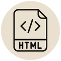 html structured content icon