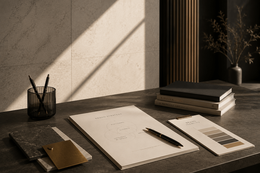 Initial strategy consultation focused on understanding business goals and marketing challenges.