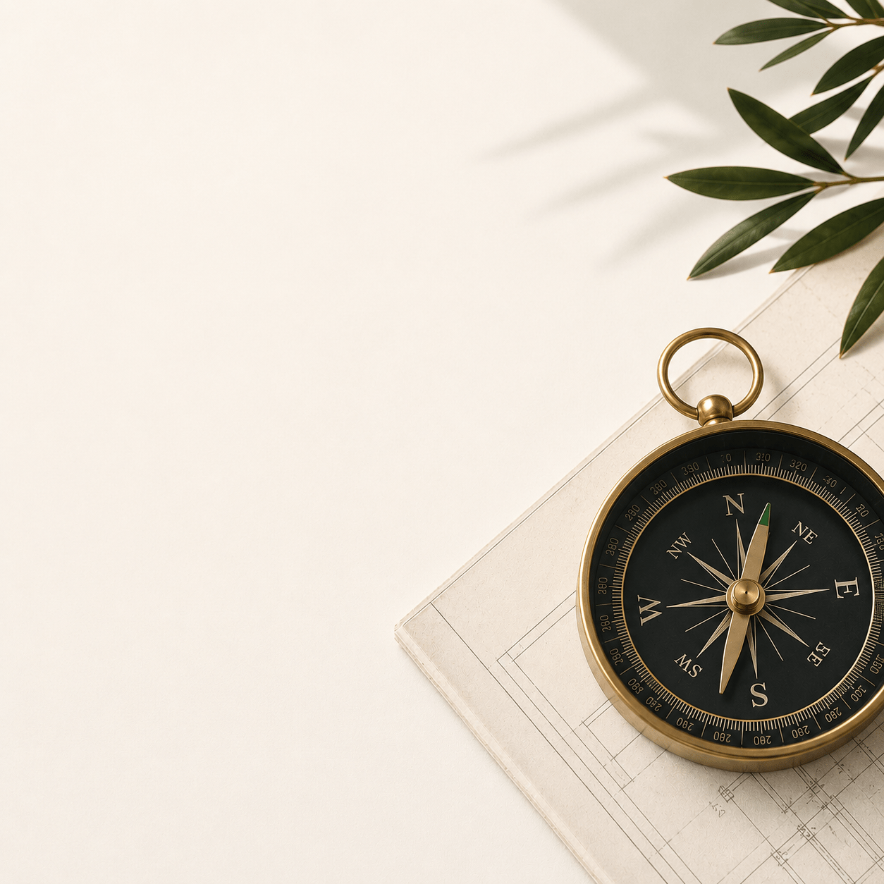 Compass symbolizing AI Search Marketing direction