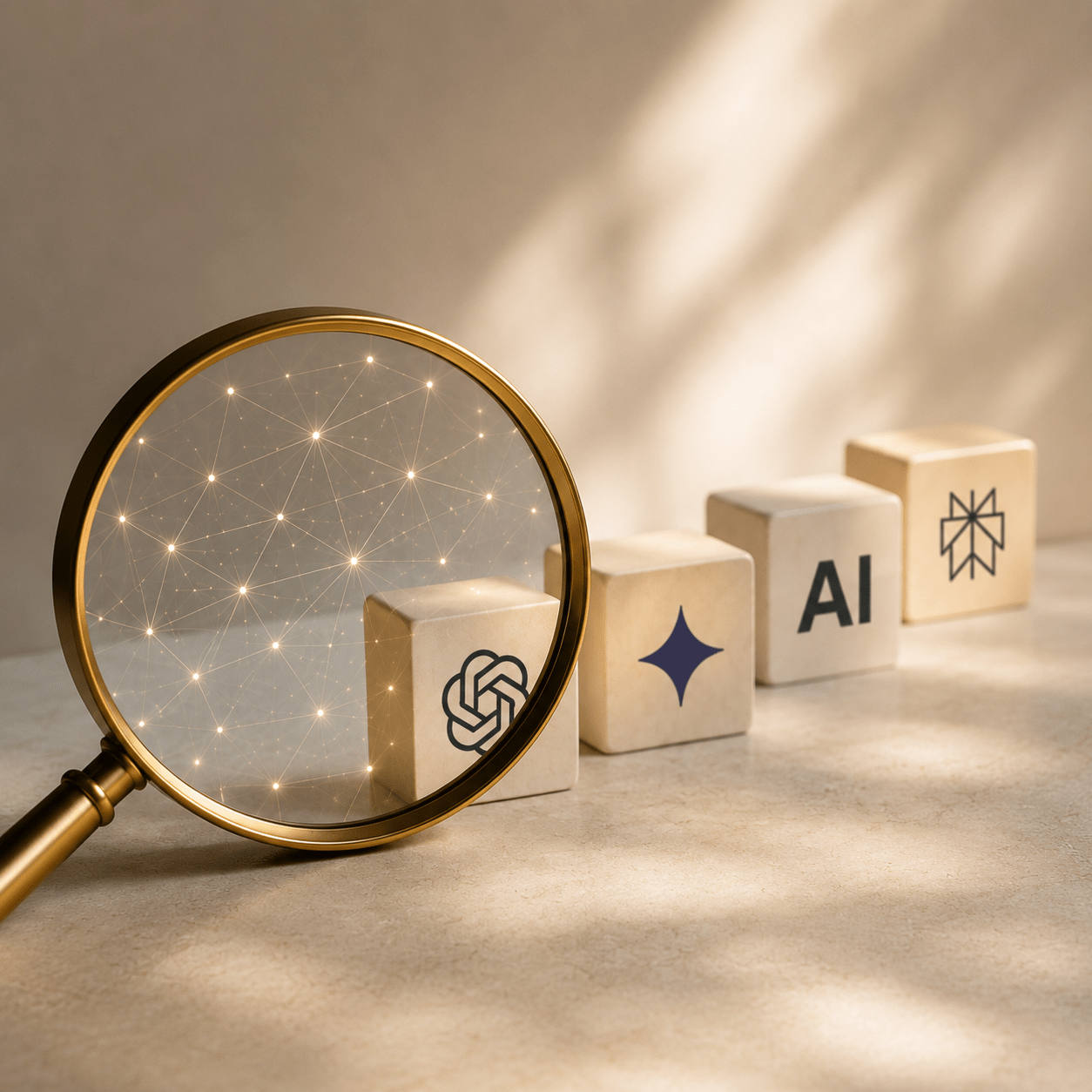 Illustration showing how AI is changing the way people search for information