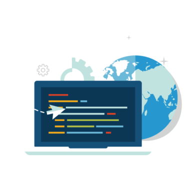 Web Development Company  Vector Icon